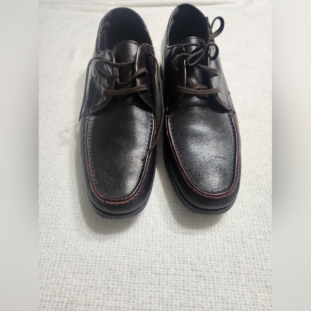 Men's Classic Brown Wright Walker Leather Shoes Size 11 1/5